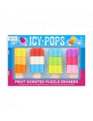 Εικόνα της Icy Pops Scented Puzzle Erasers