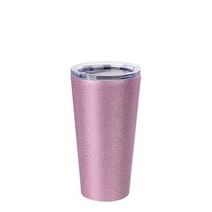 Εικόνα της Tumbler 16oz - PINK GLITTER with Clear Cup