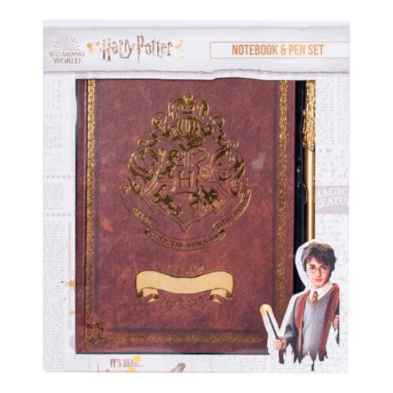 Εικόνα της Harry Potter Notebook & Pen Set – Crest & Customise