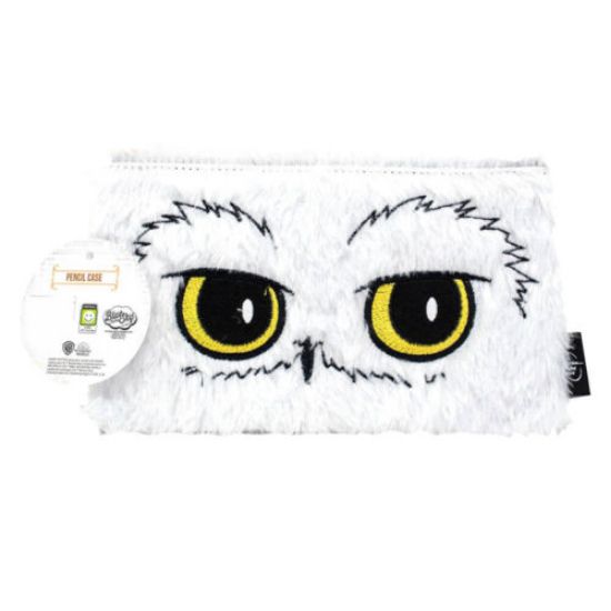 Εικόνα της Harry Potter Hedwig plush flat pencil case – Fur Backed