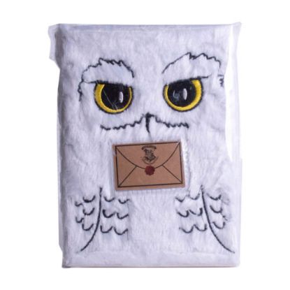 Εικόνα της Harry Potter A5 Plush Hedwig Notebook