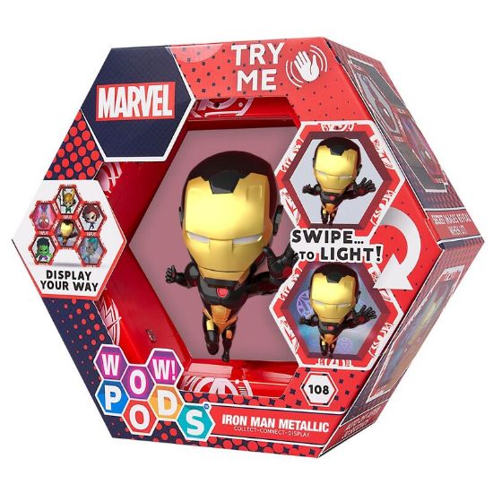 Εικόνα της WOW! POD Marvel Iron Man Gold Metallic led figure