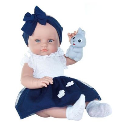 Εικόνα της Magic baby κούκλα "Alicia blue bow "