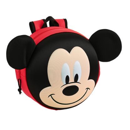 Εικόνα της Tσάντα σχολική 3D Mickey Mouse