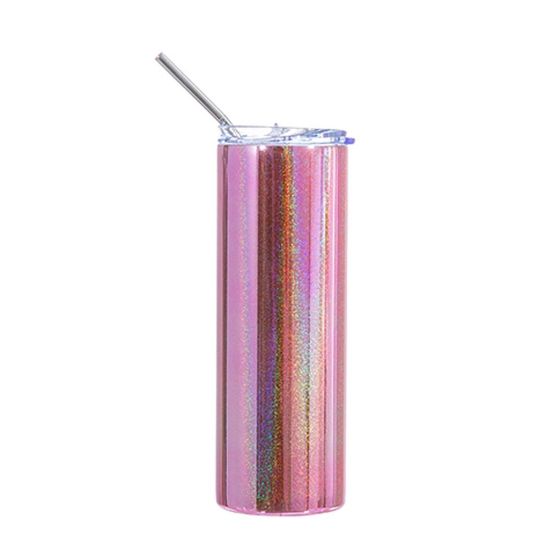 Εικόνα της Skinny Tumbler 20oz PINK Metallic Sparkling