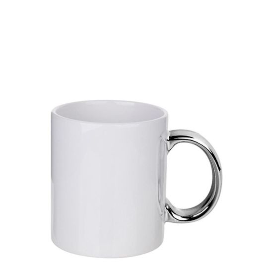 Εικόνα της MUG 11oz - MIRROR handle - SILVER