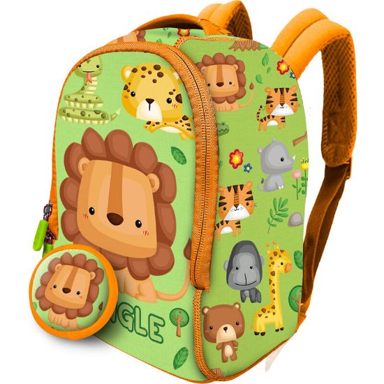 Εικόνα της Jungle Backpack + purse neoprene backpack 26cm