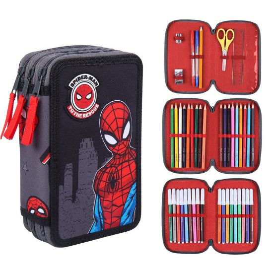 Εικόνα της Marvel Spiderman triple pencil case