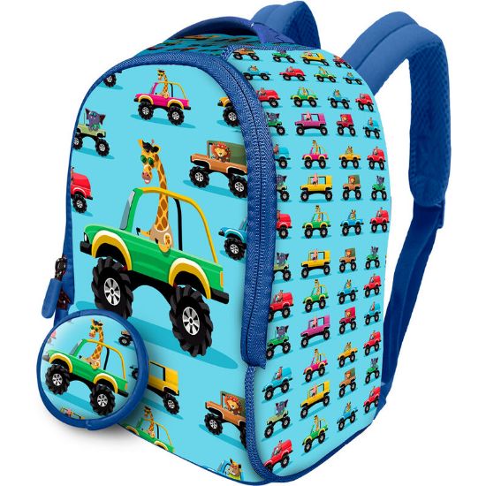 Εικόνα της Cars Backpack + purse neoprene backpack 26cm