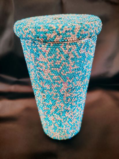 Εικόνα της Crystal ποτήρι θερμός 500ml-Mπλε