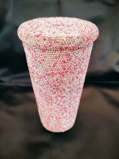 Εικόνα της Crystal ποτήρι θερμός 500ml-Ροζ