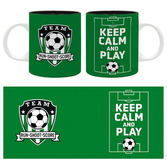 Εικόνα της FOOTBALL - Mug - 320ml - "KEEP CALM AND PLAY FOOTBALL"