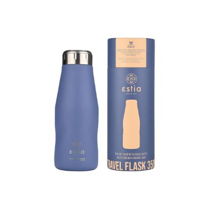 Εικόνα της ΘΕΡΜΟΣ TRAVEL FLASK SAVE THE AEGEAN 350ml DENIM BLUE