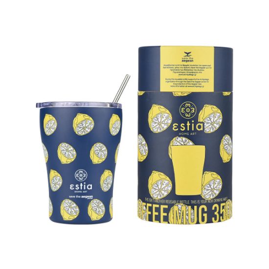 Εικόνα της ΘΕΡΜΟΣ COFFEE MUG SAVE THE AEGEAN 350ml CITRUS INFUSION