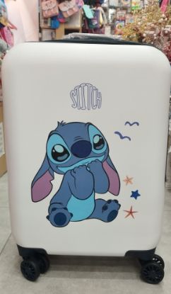 Εικόνα της ΒΑΛΙΤΣΑ ΛΕΥΚΗ ΜΕ ΡΟΔΑΚΙΑ ΜΕ ΤΟΝ STITCH