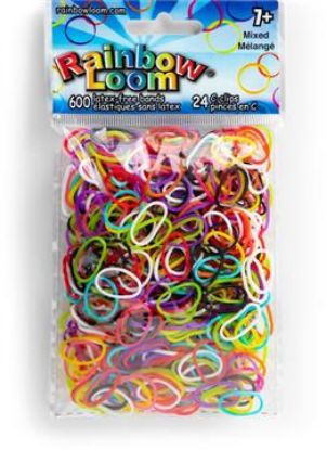 Εικόνα της Rainbow Loom Λαστιχάκια Rubber Bands Mix