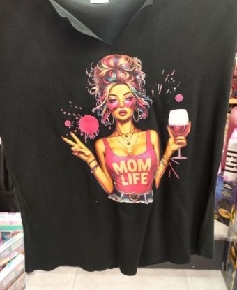 Εικόνα της ΑΜΑΝΙΚΟ ΜΑΥΡΟ ΜΠΛΟΥΖΑΚΙ "MOM LIFE"