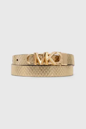 Εικόνα της 25MM REVERSIBLE METALLIC BELT GOLD Women - L