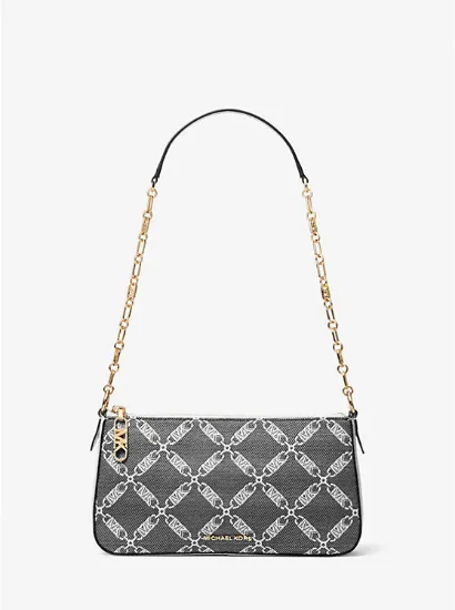 Εικόνα της EMPIRE MD CHAIN POUCHETTE BLACK/WHITE Women - OS