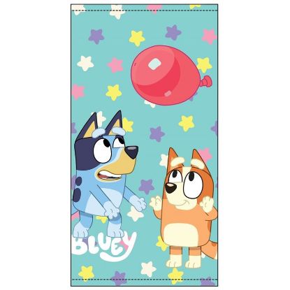 Εικόνα της Bluey microfibre beach towel balloon