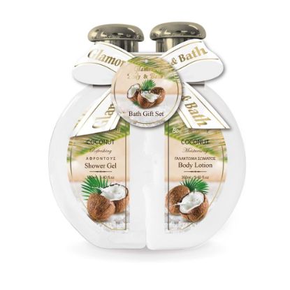 Εικόνα της Glamorous Body & Bath Σετ Δώρου Coconut