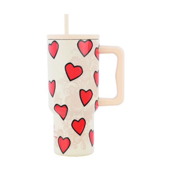 Εικόνα της ΘΕΡΜΟΣ STRAW TUMBLER XL SAVE THE AEGEAN 900ml TENDER LACE