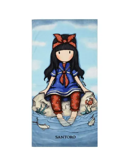 Εικόνα της Πετσέτα Θαλάσσης Κορίτσι SANTORO 75x150cm 