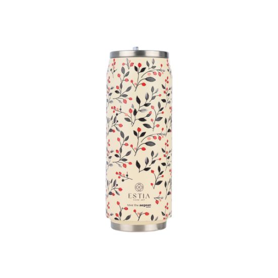 Εικόνα της ΘΕΡΜΟΣ TRAVEL CUP SAVE THE AEGEAN 500ml BLOOM BEIGE