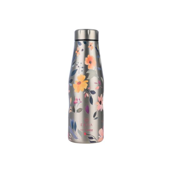 Εικόνα της ΘΕΡΜΟΣ TRAVEL FLASK SAVE THE AEGEAN 500ml SILVER BOTANIC