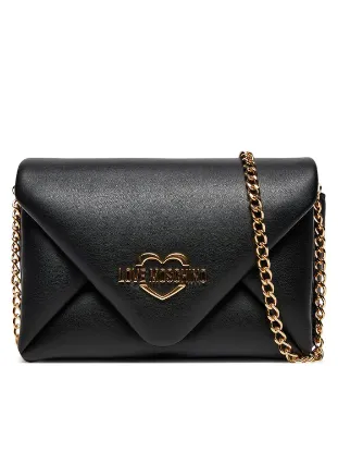 Εικόνα της BORSA PU BLACK GALV. GOLD Women - OS