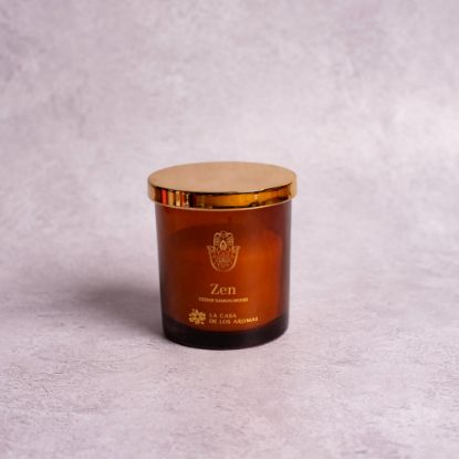 Εικόνα της Αρωματικό κερί Zen με σανδαλόξυλο & κέδρο 150gr