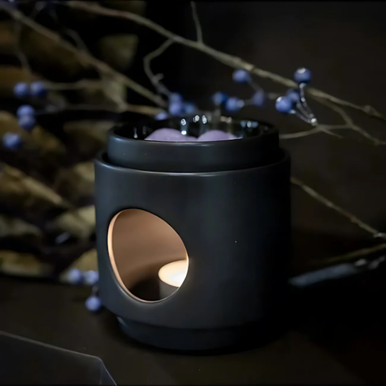 Εικόνα της Αρωματιστής SCENTCHIPS μαύρος με μεγάλο δοχείο υποδοχής