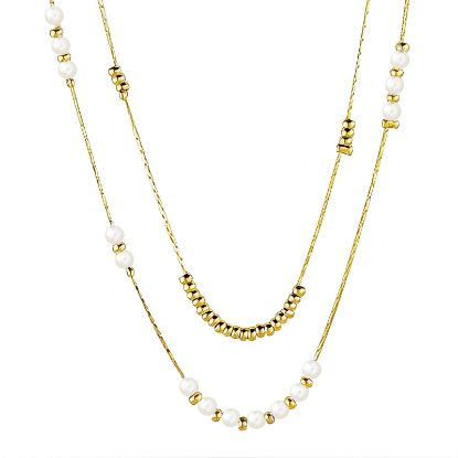 Εικόνα της Necklace, 18K Gold Plated Steel