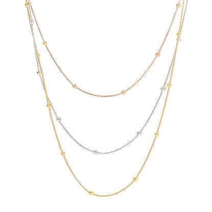 Εικόνα της Necklace, 18K Gold Plated Steel