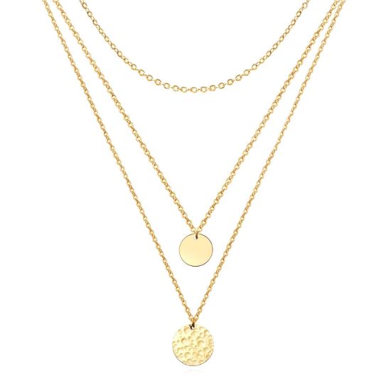 Εικόνα της Necklace, 18K Gold Plated Steel