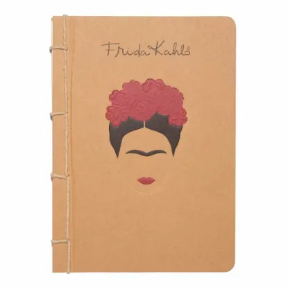 Εικόνα της Τετράδιο Δετό Eco Vintage A5/15X21 με Τελίτσες FRIDA KAHLO