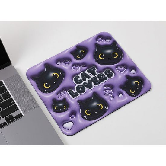 Εικόνα της MOUSE PAD i-TOTAL BLACK CAT 3D 24x20