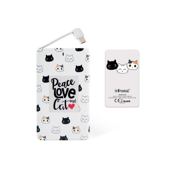 Εικόνα της ΦΟΡΤΙΣΤΗΣ i-TOTAL POWER BANK CATS 4000mAh