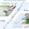 Εικόνα της Ohuhu Water-based Coloring Markers Dual Σετ 64 Χρώματα Brush & Chisel