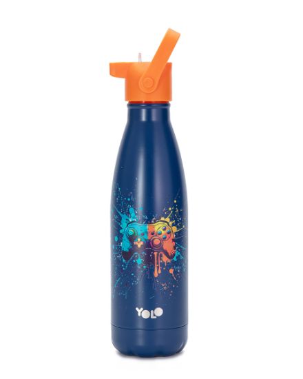 Εικόνα της ΜΕΤΑΛΛΙΚΟ ΘΕΡΜΟΣ ΜΕ ΣΤΟΜΙΟ 500ML – BLUE GAMING