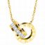 Εικόνα της Necklace, 18K Gold Plated Steel