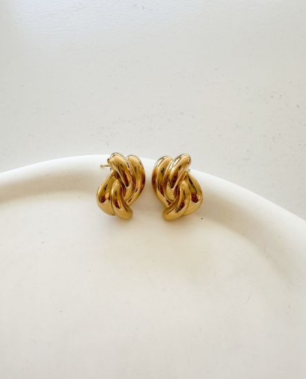 Εικόνα της Golden Cord Earrings