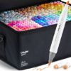 Εικόνα της Ohuhu Honolulu Alcohol Art Markers Σετ Μαρκαδόρων 320 χρωμάτων Brush & Chisel