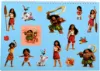 Εικόνα της Vaiana Wave Μπλοκ Ζωγραφικής Α4+Stickers 